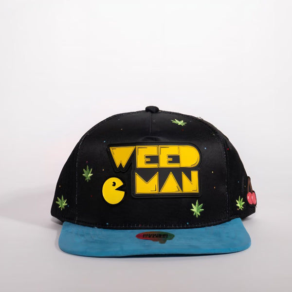 GORRA MR KASH WEEDMAN NEGRO CON AZUL