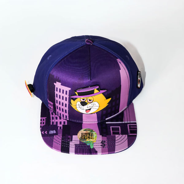 GORRA MR KASH THE RICH CAT MORADO