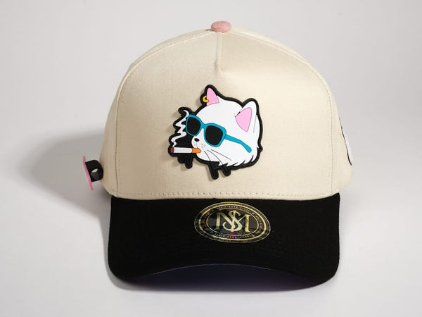 GORRA MR KASH BAD GUY BEIGE
