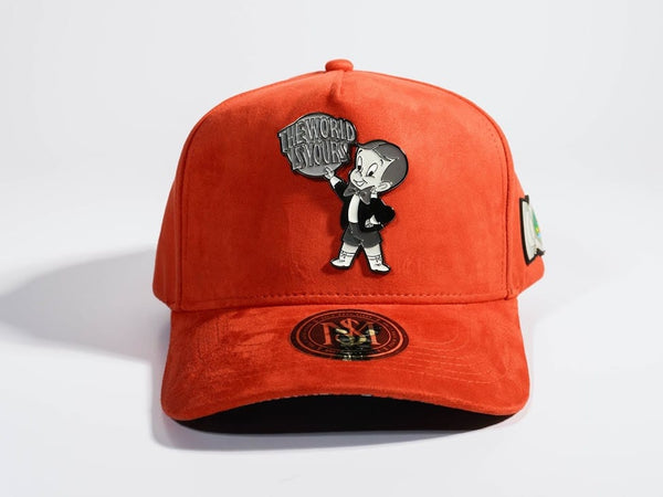 GORRA MR KASH THE WORLD IS YOURS ROJA GAMUZA