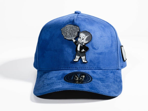 GORRA MR KASH THE WORLD IS YOURS AZUL GAMUZA
