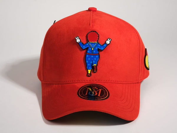 GORRA MR KASH MONEY MAKES ME HAPPY ROJA