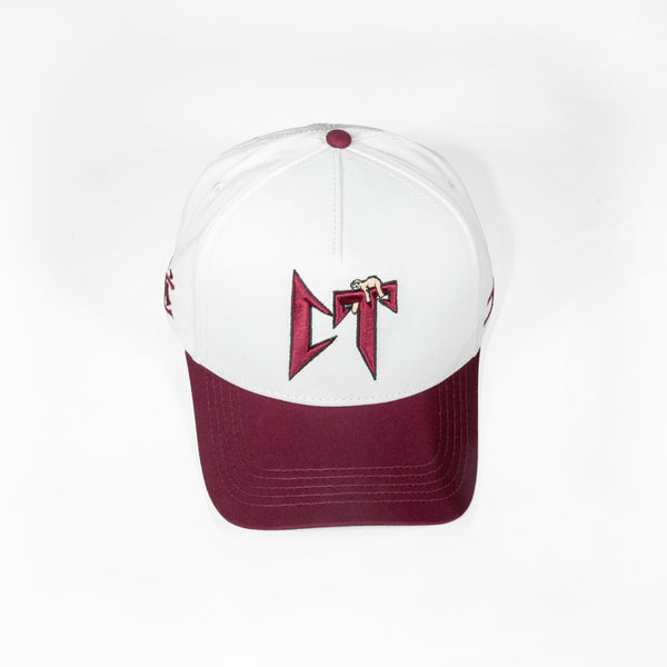 GORRA JC HATS CT BONE/BURGUNDY