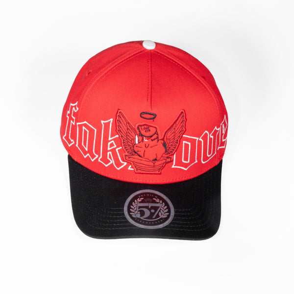 GORRA 5.7 FAKE LOVE ANGEL RED