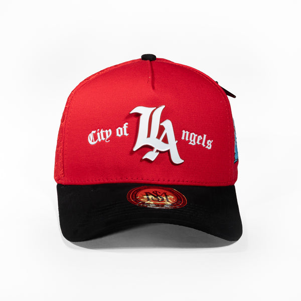 GORRA MR KASH CITY OF ANGELS ROJA