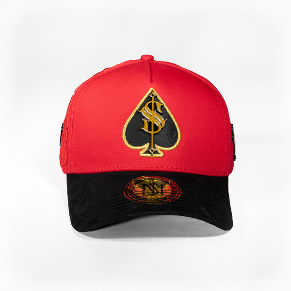 GORRA MR KASH THE KING OF MONEY ROJA