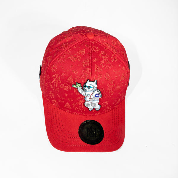 GORRA MR KASH LOST IN  SPACE ROJA