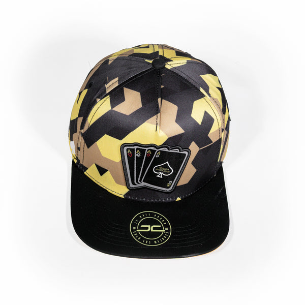 GORRA JC HATS POKER CAMO YELLOW