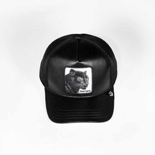 GORRA GOORIN BROS PANTHER NEGRA CUERO