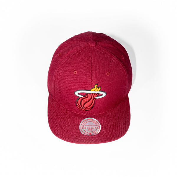 GORRA MITCHELL & NESS NBA TEAM GROUND 2.0 SNAPBACK HEAT AJUSTABLE