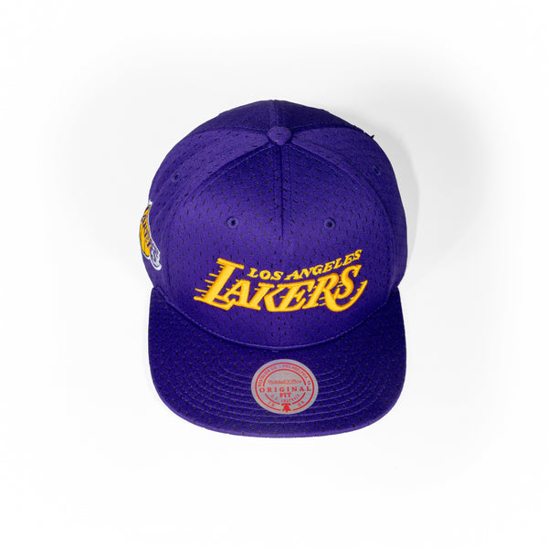 GORRA MITCHELL & NESS NBA MESHED UP SNAPBACK LAKERS AJUSTABLE