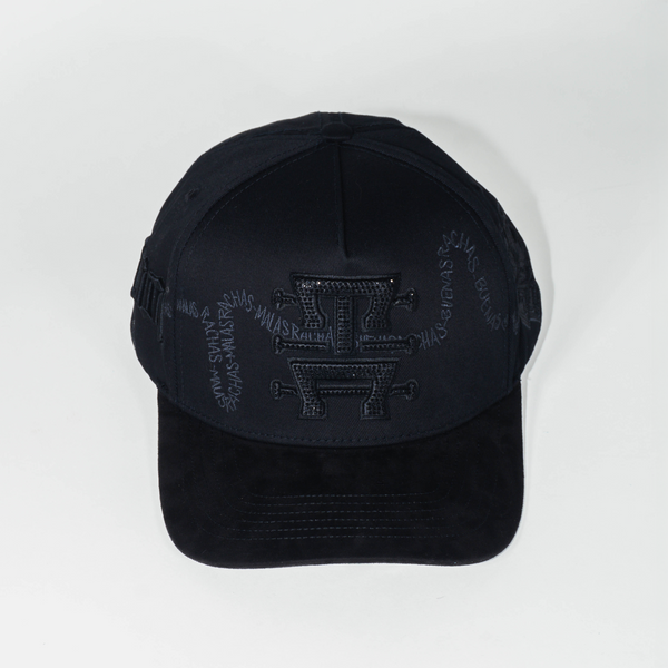 GORRA TOTO HATS MALA-BUENA RACHA NEGRA COLABORACION CON TONY AGUIRRE